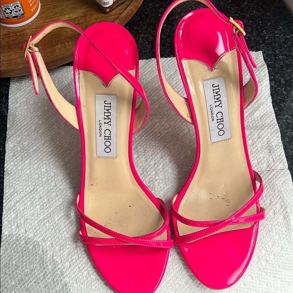 Jimmy Choo Pink Stiletto Heels